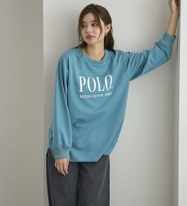 BELLUNA（ベルーナ）の「【ＰＯＬＯ　ＢＣＳ】ミニ裏毛素材デザイントップス（カットソー）」｜詳細画像