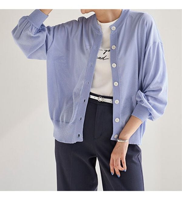 BELLUNA（ベルーナ）の「ヒンヤリ冷感！ゆったりカーディガン（ニットカーディガン）」｜詳細画像