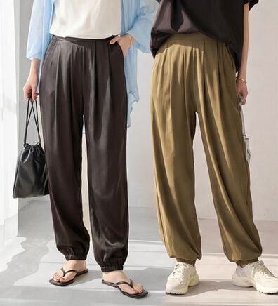 Viola e Viola（ヴィオラ エ ヴィオラ）の「さらテロイージージョガーパンツ（フルレングスパンツ）」