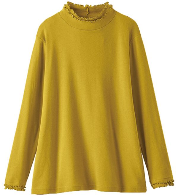 BELLUNA（ベルーナ）の「重ね着風フリル衿プルオーバー（カットソー）」｜詳細画像