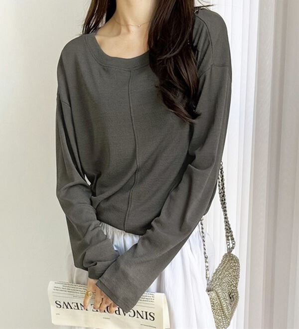 GeeRA（ジーラ）の「着回し自在！スラブシアートップス（カットソー）」｜詳細画像