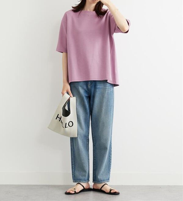 BELLUNA（ベルーナ）の「とろりん触感！ゆったりプルオーバー（カットソー）」｜詳細画像