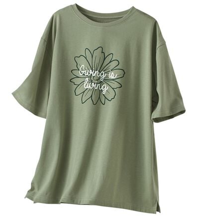 BELLUNA（ベルーナ）の「汗ジミ対策！よれない大人のプリントＴシャツ（Tシャツ）」