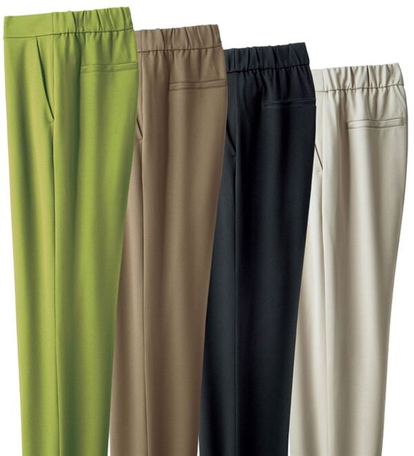 ルフラン（ルフラン）の「【４本組】手抜きに見せない＊美イージーパンツ（フルレングスパンツ）」｜詳細画像