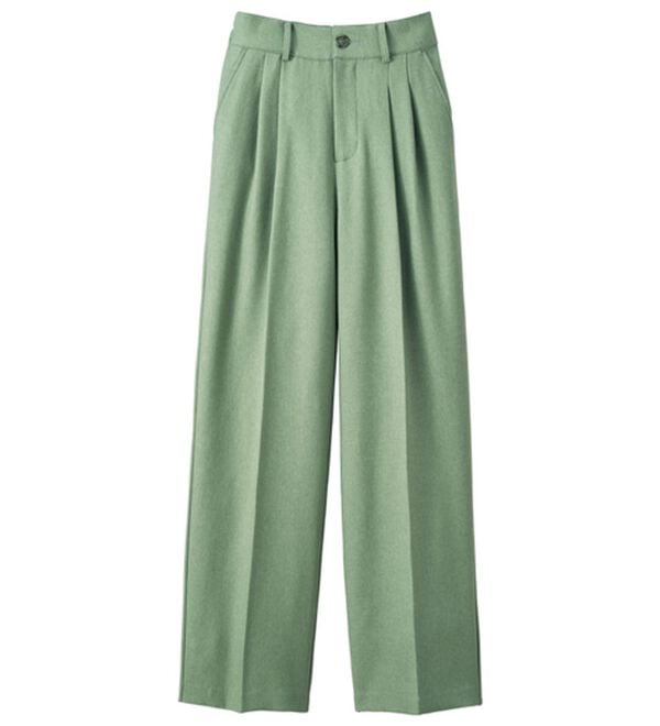 ルフラン（ルフラン）の「こ綺麗でこなれたウールライクパンツ（フルレングスパンツ）」｜詳細画像