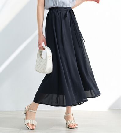 alotta（アロッタ）の「ふんわりシフォンワイドパンツ（ワイドパンツ・ガウチョ）」