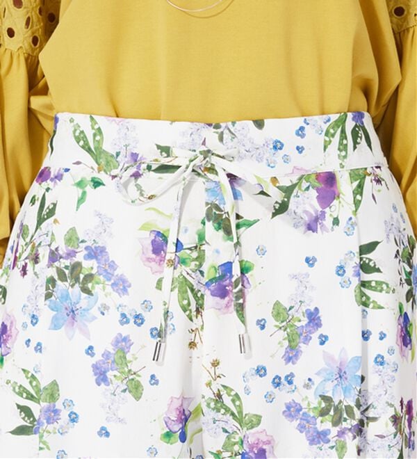 BELLUNA（ベルーナ）の「〈日比谷花壇〉ドロスト使いワイドパンツ（その他パンツ）」｜詳細画像