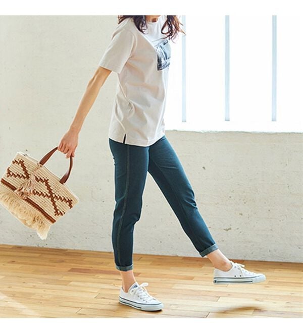 BELLUNA（ベルーナ）の「デニム調レギンス（スパッツ・レギンス）」｜詳細画像