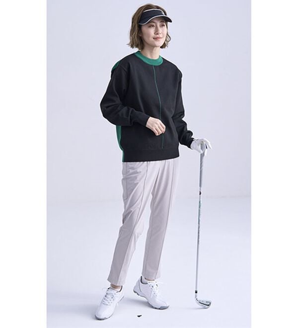 BELLUNA（ベルーナ）の「配色ラインニットプルオーバー（ニット・セーター）」｜詳細画像