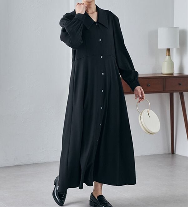 RANAN（ラナン）の「クラシカルカラーシャツワンピ（シャツワンピース）」｜詳細画像