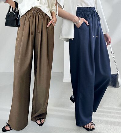 GeeRA（ジーラ）の「【体型カバー】上品なのにラクちんワイドパンツ（フルレングスパンツ）」