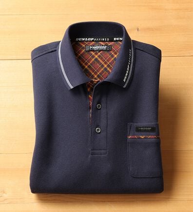 「＜ダンロップ・リファインド＞日本製裏起毛ポロシャツ（メンズポロシャツ）」