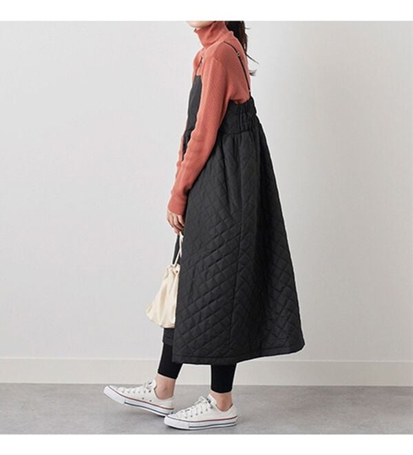 BELLUNA（ベルーナ）の「＜＆ｃｏｃｏｃｈｉ＞ハピネスコットン100％&times;吸湿発熱リブタートルニット（ニット・セーター）」｜詳細画像