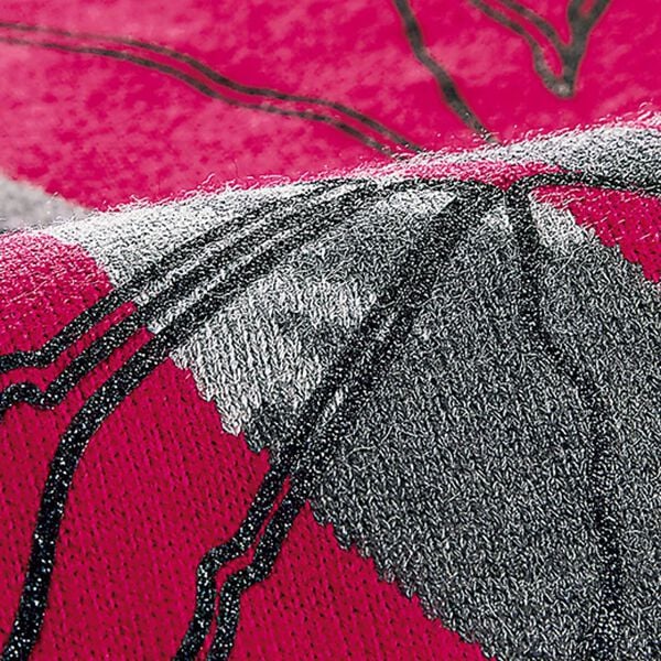 BELLUNA（ベルーナ）の「インターシャリーフ柄デザインセーター（ニット・セーター）」｜詳細画像