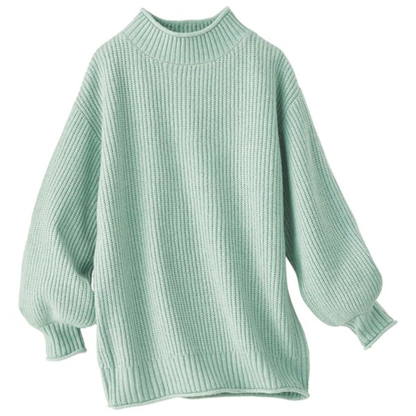 BELLUNA（ベルーナ）の「エコ素材メランジニットプルオーバー（ニット・セーター）」｜詳細画像