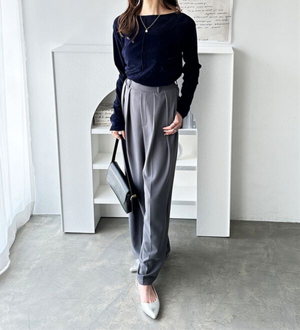 GeeRA（ジーラ）の「前後２ＷＡＹメッシュベロアカットソー（カットソー）」｜詳細画像