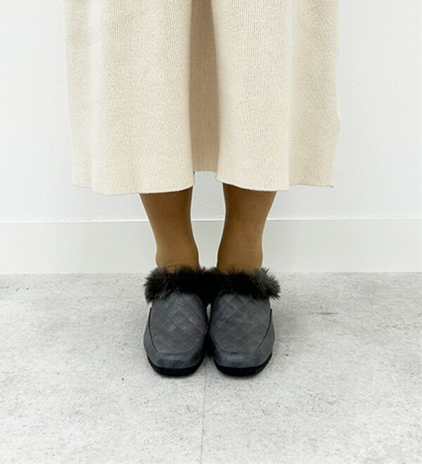 BELLUNA（ベルーナ）の「４Ｅキルティングファーミュール（フラットシューズ）」｜詳細画像