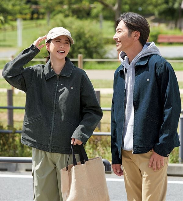 「＜アーノルド　パーマー＞ワンポイントデニムジャケット（メンズジャケット）」｜詳細画像