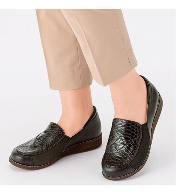 ルフラン（ルフラン）の「外反母趾対応　メディフィット５Ｅゆったりローファーシューズ（ローファー）」｜詳細画像