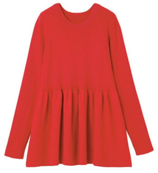 RANAN（ラナン）の「リブ切替ペプラムニット（ニット・セーター）」｜詳細画像