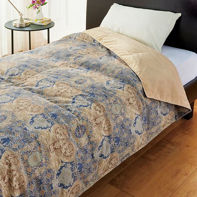 「日本製アルミシート入りあったか羽毛毛布（毛布・ブランケット）」