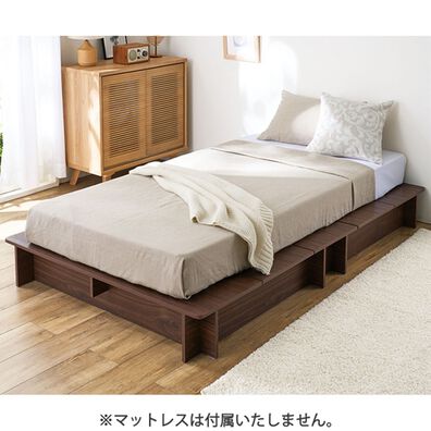 iellio（イエリオ）の「工具不要で組立簡単！ネジなしフロアベッド（ベッド）」