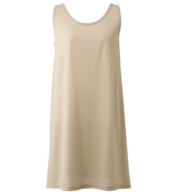 LAVIENNE（ラヴィエンヌ）の「新・さらっと涼感メッシュスリップ（スリップ・ペチコート）」｜85cm丈グレージュ