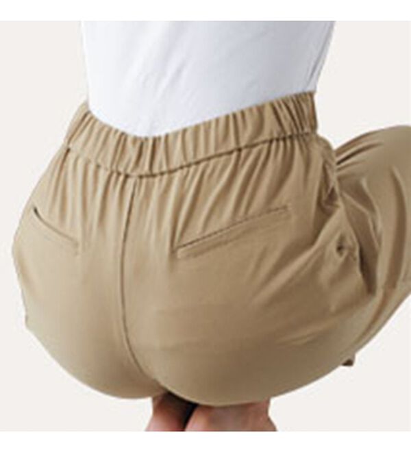 BELLUNA（ベルーナ）の「綿麻混ゆったりパンツ（フルレングスパンツ）」｜詳細画像