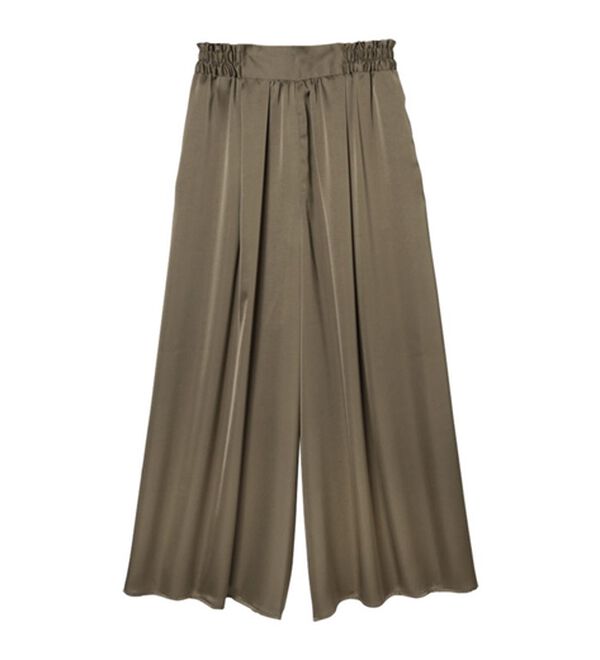 RANAN（ラナン）の「サテンワイドパンツ（ワイドパンツ・ガウチョ）」｜詳細画像