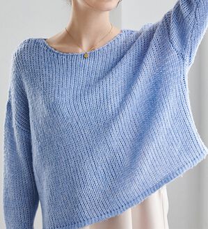 RANAN（ラナン）の「モヘアタッチローゲージシアーニット（ニット・セーター）」｜詳細画像