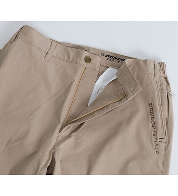 「＜ダンロップ・リファインド&times;コムルヴァン・オム＞７得アクティブチノパンツ（メンズフルレングスパンツ）」｜詳細画像