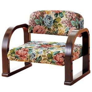 「【４／３０まで早割】高さ選べる座椅子シリーズ（座椅子）」｜花柄