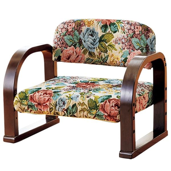 「【４／３０まで早割】高さ選べる座椅子シリーズ（座椅子）」｜花柄