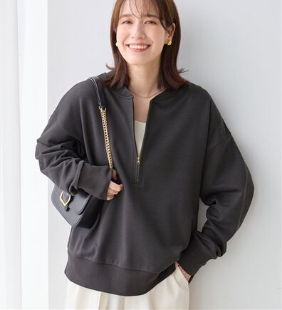 Viola e Viola（ヴィオラ エ ヴィオラ）の「抜け感！ハーフジップ大人スウェット（トレーナー・スウェット）」