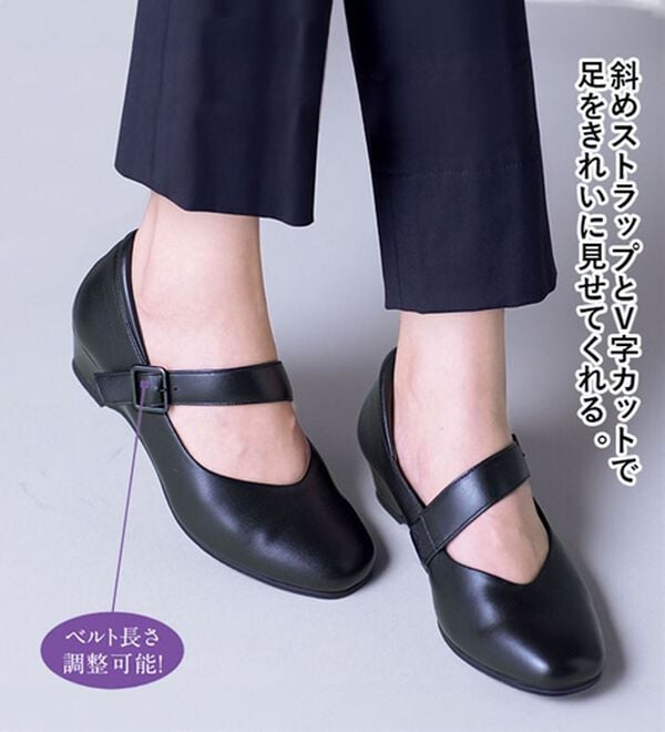 ルフラン（ルフラン）の「５Ｅストラップシューズ（パンプス）」｜詳細画像