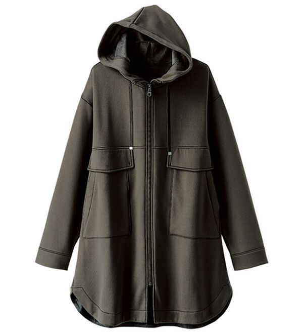 BELLUNA（ベルーナ）の「裏ファービッグポケット付フードジャケット（その他ジャケット）」｜詳細画像