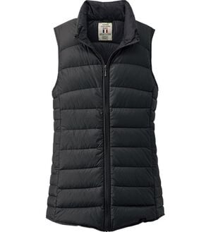 BELLUNA（ベルーナ）の「フレンチダウン使いロング丈ベスト（ベスト）」｜黒