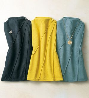 ルフラン（ルフラン）の「【３色組】縦柄ジャカードプルオーバー＜トリアン＞（カットソー）」｜3色組