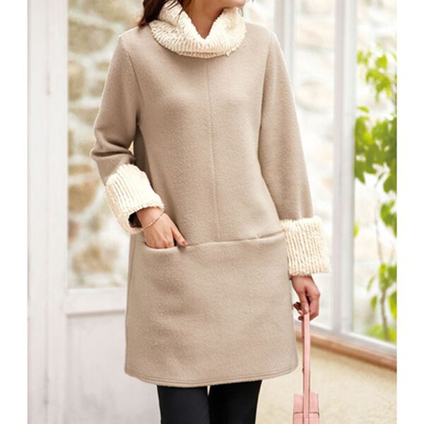 BELLUNA（ベルーナ）の「ポイントファー使いチュニック（チュニック）」｜詳細画像