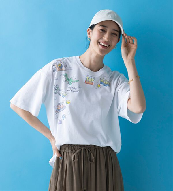 「＜Ｄｉｓｎｅｙ＞綿混素材ゆるっとＴシャツ（カットソー）」｜詳細画像