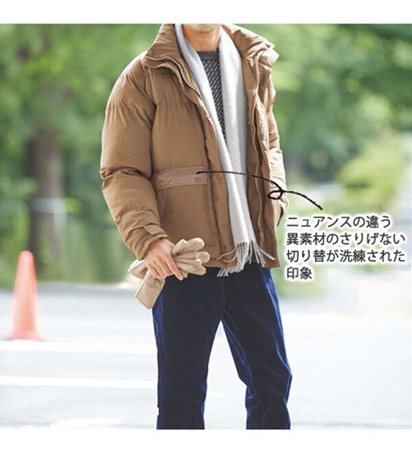 「ボリュームパデットジャケット（メンズジャケット）」｜詳細画像