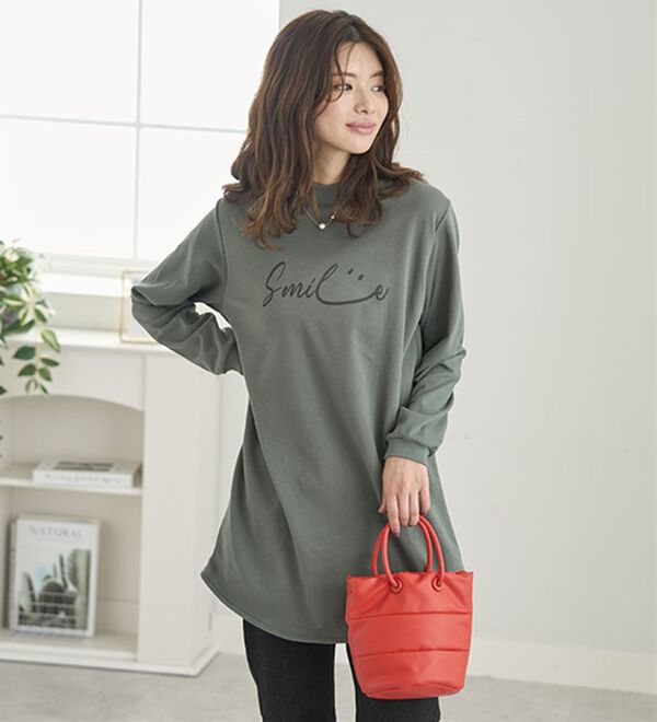 BELLUNA（ベルーナ）の「【メルティポンチ】プリントチュニック（チュニック）」｜詳細画像