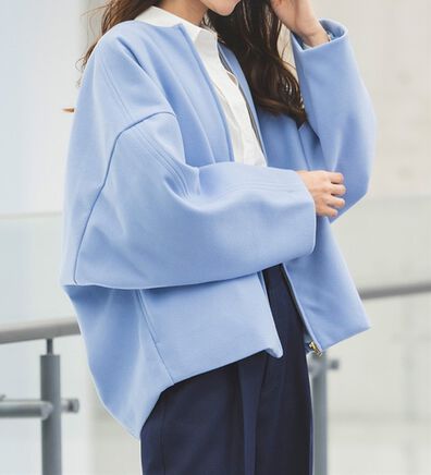 RANAN（ラナン）の「ウールライクコクーンシルエットコート（ハーフコート）」