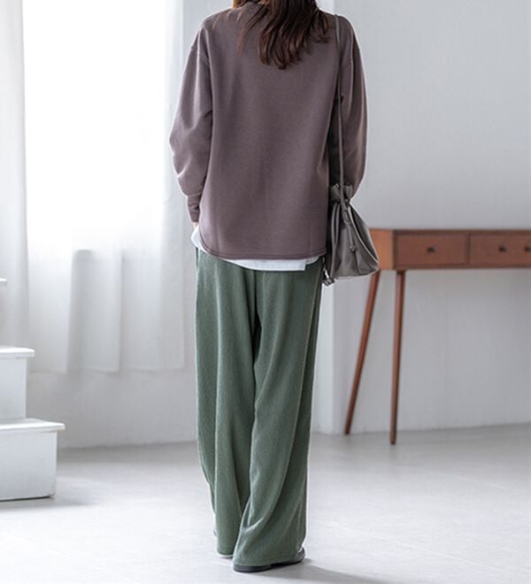 BELLUNA（ベルーナ）の「あったかキレイ！大人のこだわりトレーナー（トレーナー・スウェット）」｜詳細画像