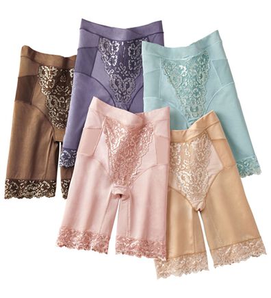 「【５色組】ハイウエストでハミ肉すっぽりガードル（ショーツ）」