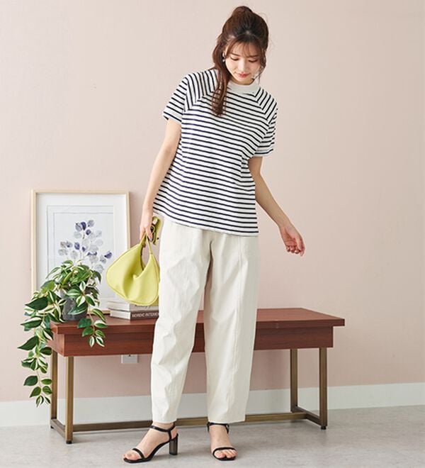 BELLUNA（ベルーナ）の「下半身カバーコクーンシルエットパンツ（フルレングスパンツ）」｜詳細画像