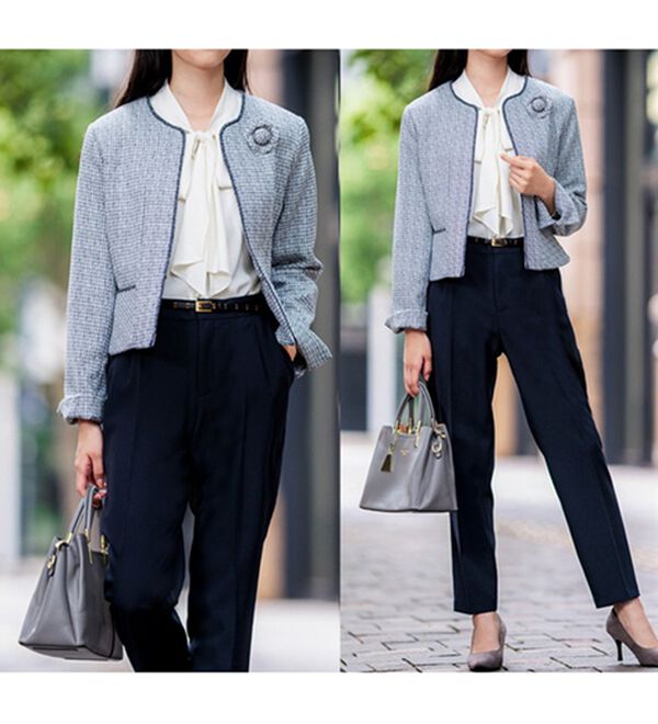 GeeRA（ジーラ）の「【入卒式/セレモニー】ツイード着回し５点セットスーツ　２ジャケット＆パンツ＆ワンピ（その他スーツ）」｜詳細画像