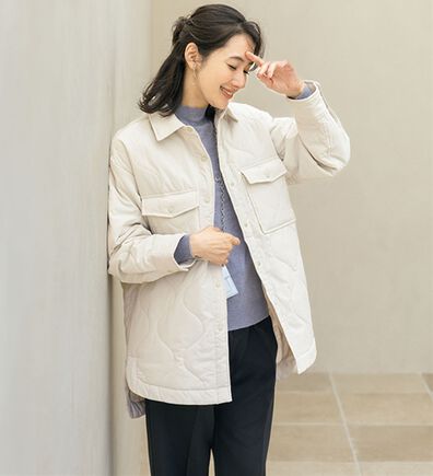 ルフラン（ルフラン）の「ゆったりが可愛い今どきキルトジャケット（その他ジャケット）」