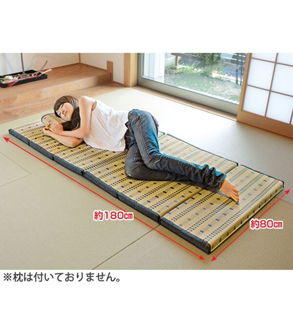 「ふかふかい草の折畳クッション（クッション・クッションカバー）」｜詳細画像