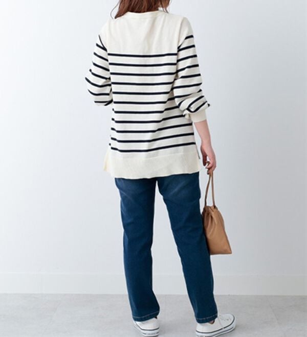 BELLUNA（ベルーナ）の「パフ袖デザインニットプルオーバー（ニット・セーター）」｜詳細画像